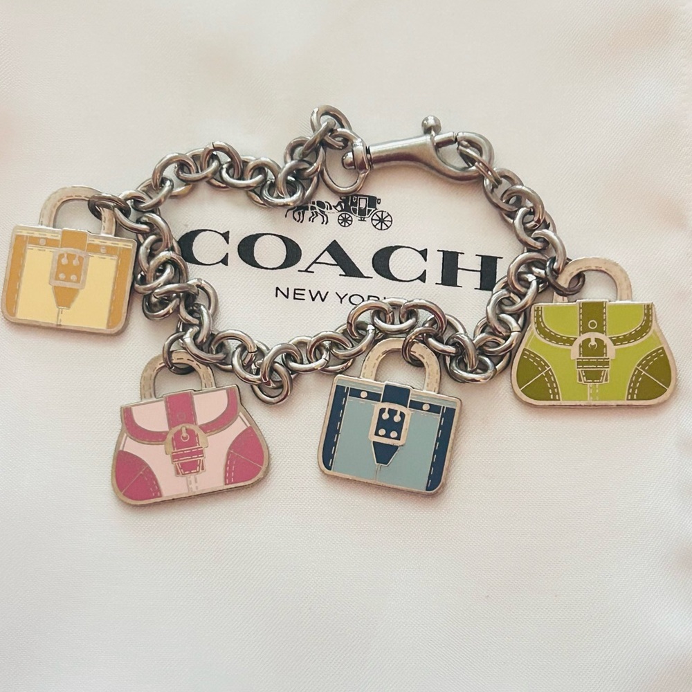 Coach Purse Charm Bracelet - Picture 2 of 9